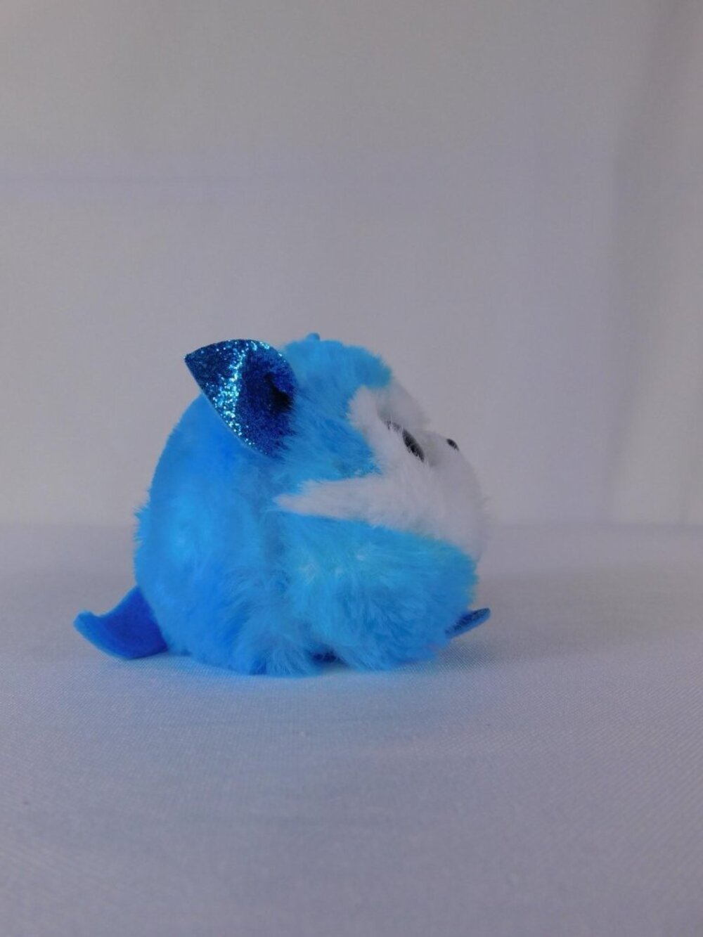 Ty Puffies Prince Blue Dog Plush Mini Stuffed Animal Toy Washable Glitter - Picture 4 of 10